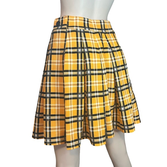 Pretty Little Thing Schoolgirl Plaid Skirt Tartan Check Pleated Tennis Skater - Picture 11 of 15